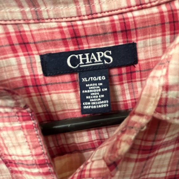 Woman’s size XL chaps button down flannel shirt - Picture 3 of 3
